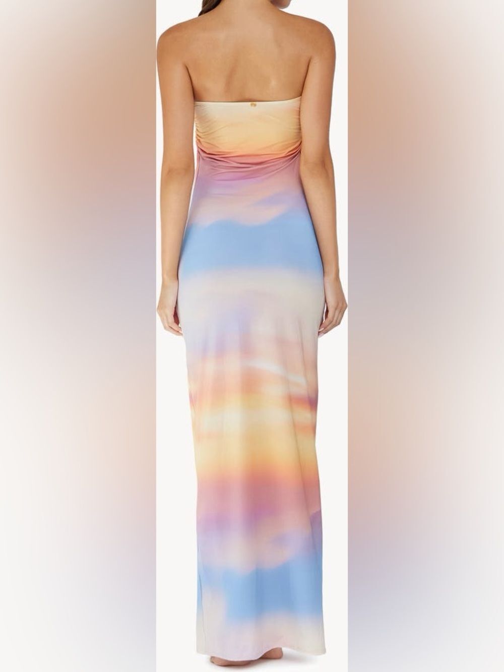 PQ Swim Sofia Strapless Cover-Up Maxi Dress - Picture 2 of 5